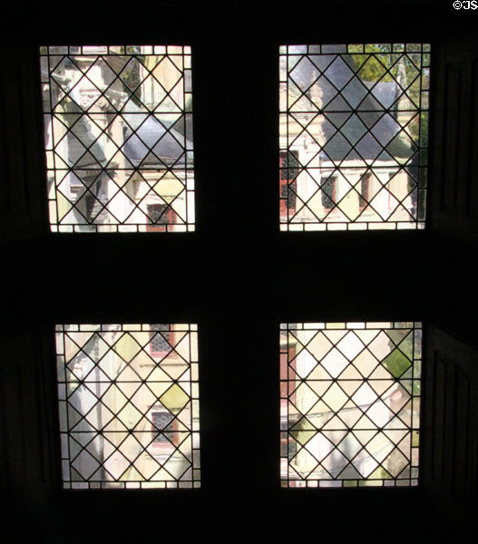 View out window at Château d'Azay-le-Rideau. Azay-le-Rideau, France.