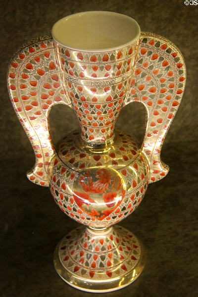 Medici vase (1893) by Schütz workshop of Germany at Blois Chateau. Blois, France.