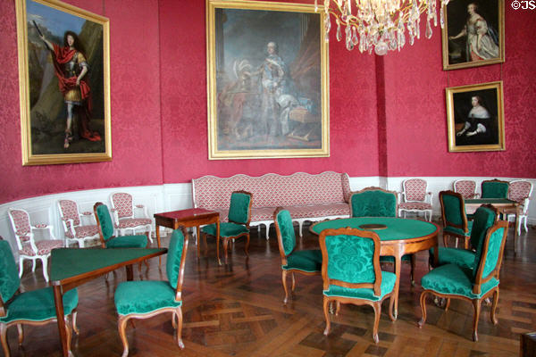Cards or games room in new state apartments at Chambord Chateau. Chambord, France.