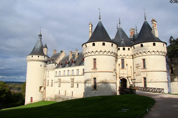Entrance gate of Chaumont-Sur-Loire. France.