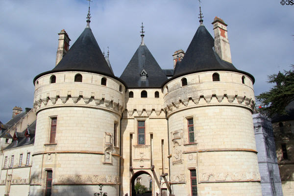 Entrance gate of Chaumont-Sur-Loire. France.