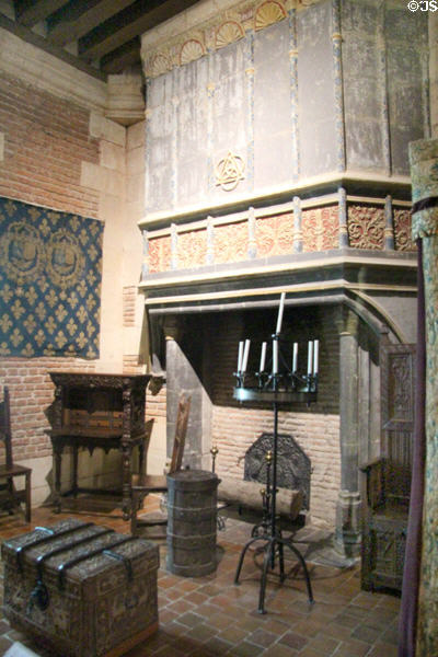 Ruggierii Room assembled as a museum in late 19thC at Chaumont-Sur-Loire. France.