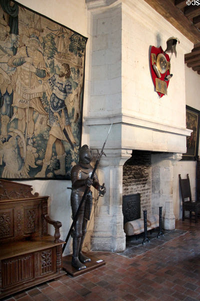 Guard Room at Chaumont-Sur-Loire. France.