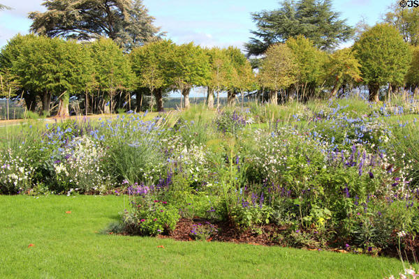 Gardens at Chaumont-Sur-Loire. France.