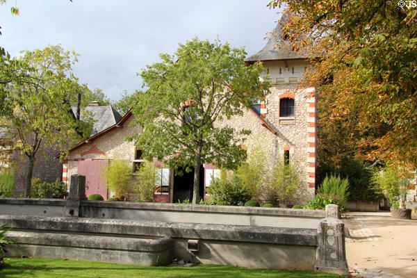 Art gallery area at Chaumont-Sur-Loire. France.