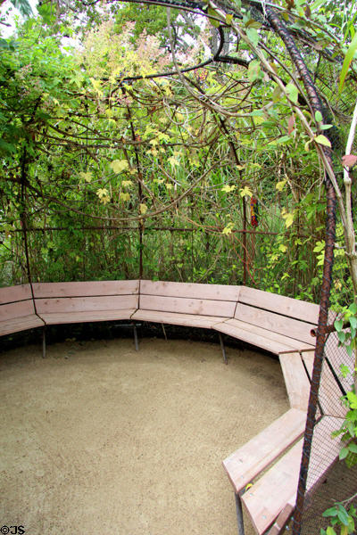 Designer competition gardens at Chaumont-Sur-Loire. France.