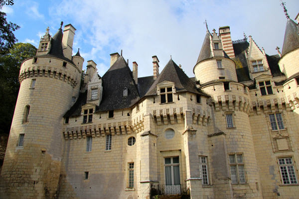 Renaissance architecture of Chateau D'Ussé (1440s). Ussé, France.