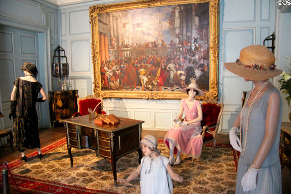 Ante-room (17thC) at Chateau D'Ussé. Ussé, France.