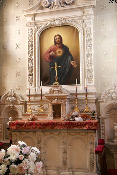 Chapel at Cheverny Chateau. Cheverny, France.