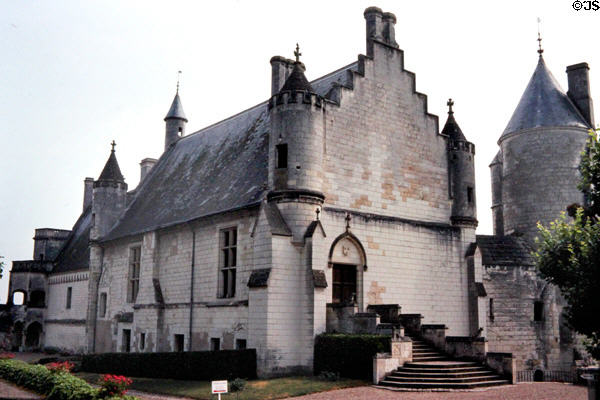 Logis Royal at Loches Chateau. Loches, France.