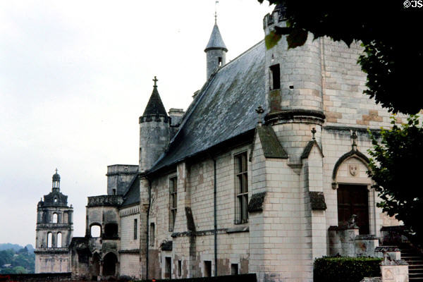 Logis Royal at Loches Chateau. Loches, France.