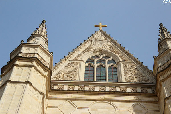 South facade details at Orleans Cathedral. France.