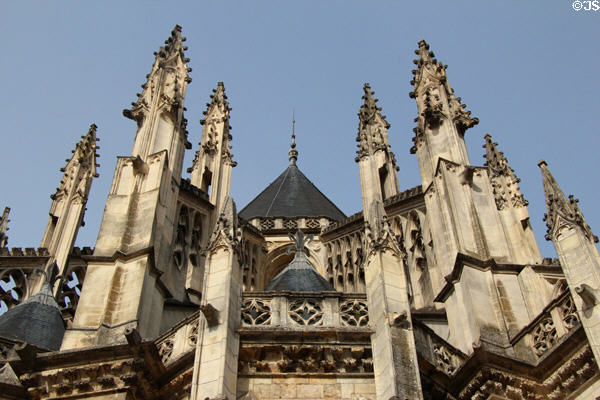 Spires of Orleans Cathedral. France.