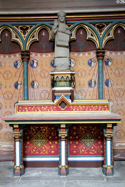 St Yves chapel altar at Orleans Cathedral. France.