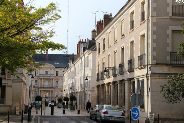 Old town Orleans scene. France.