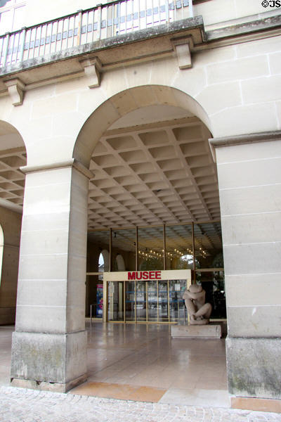Entrance of Orleans Beaux Arts Museum. Orleans, France.