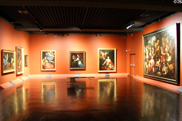 Gallery at Orleans Beaux Arts Museum. Orleans, France.