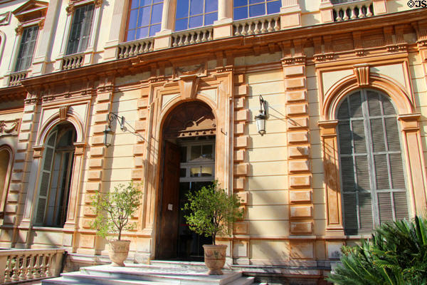 Musée des Beaux-Arts Jules Cheret (Fine Arts Museum) (1878) (33 Avenue des Baumettes). Nice, France.
