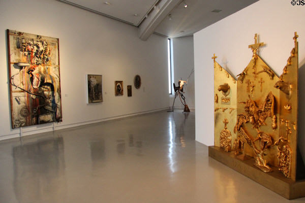 Gallery at Musée d'Art moderne et d'Art Contemporain. Nice, France.