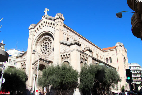Church neat Promenade des Anglais. Nice, France.