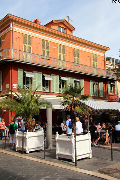 Cours Saleya in Old Nice. Nice, France.