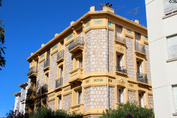 Apartment building near Musée des Beaux-Arts. Nice, France.