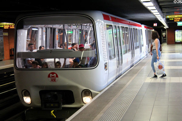 Lyon Metro. Lyon, France.