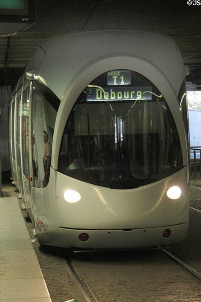 Lyon streetcar. Lyon, France.