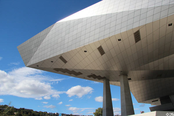 Overhang detail at Musée des Confluences. Lyon, France.