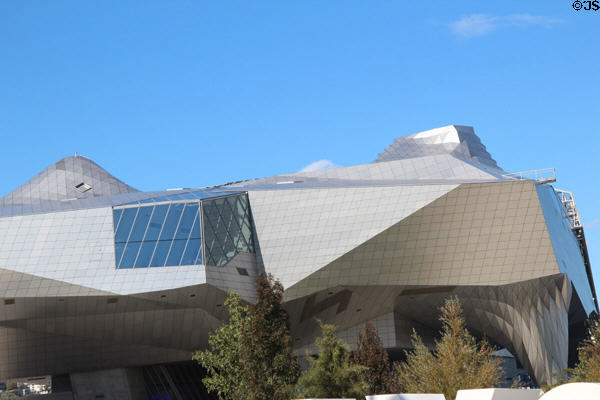Roofline of Musée des Confluences. Lyon, France.
