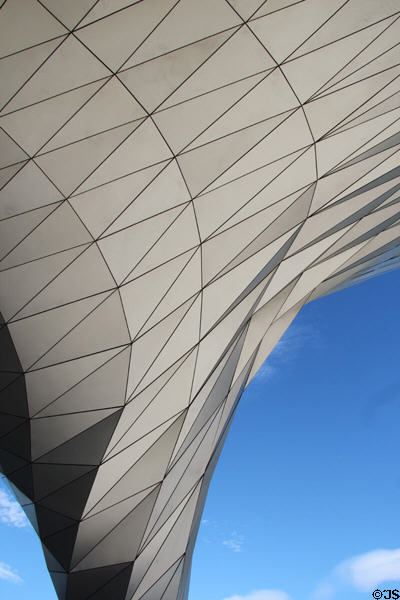 Support column of Musée des Confluences. Lyon, France.