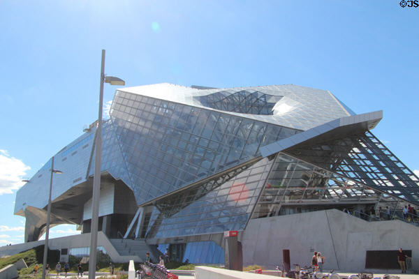 Facade of Musée des Confluences. Lyon, France.