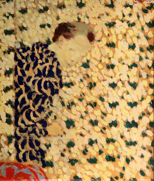 Half-open door painting (1891) by Édouard Vuillard at Museum Angladon, Jacques Doucet Collection. Avignon, France.