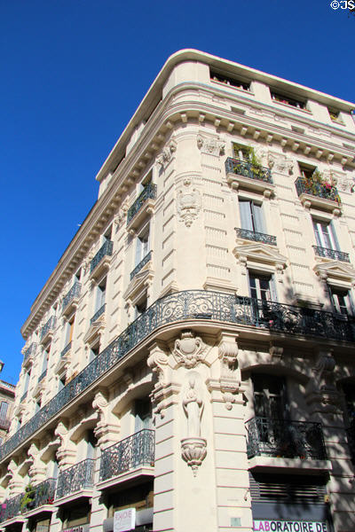 Heritage building opposite Basilique Saint-Pierre. Avignon, France.