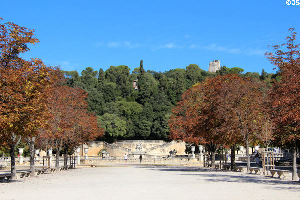 Jardin de la Fontaine (17thC). Nimes, France.