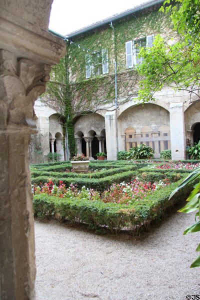 Cloister at Saint-Paul Asylum. Saint-Rémy-de-Provence, France.