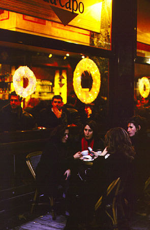 Cafe near Kolonaki, Athens. Greece.