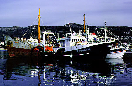 Porto Rafti harbor in Attica. Greece.