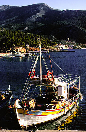 Looking towards Acropolis from Egosthena Bay. Greece.