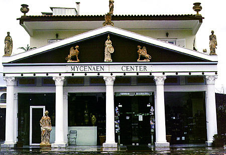 Gift shop near Mycenae. Greece.