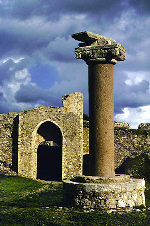 Citadel built by Venetians in the 13th century in Methoni. Greece.
