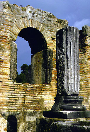 Workshop of Pheidias, sculptor who carved statue of Zeus, later a Byzantine basilica, Olympia. Greece.