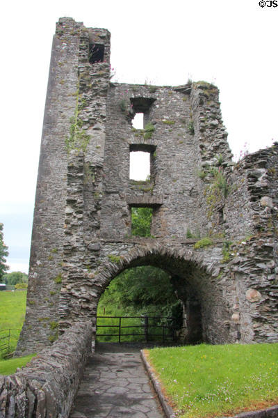 Entrance gate & tower at Old Mellifont Abbey. Ireland.