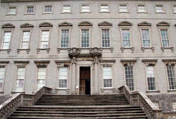 Neoclassical facade of Castletown House. Ireland.
