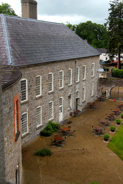 Rear facade at Castletown House. Ireland.