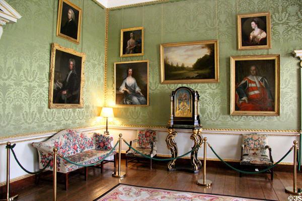 Green Drawing Room at Castletown House. Ireland.