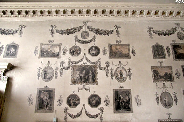 Print Room at Castletown House. Ireland.