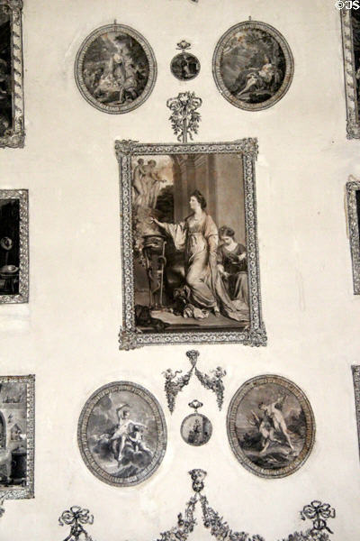 Print Room at Castletown House. Ireland.