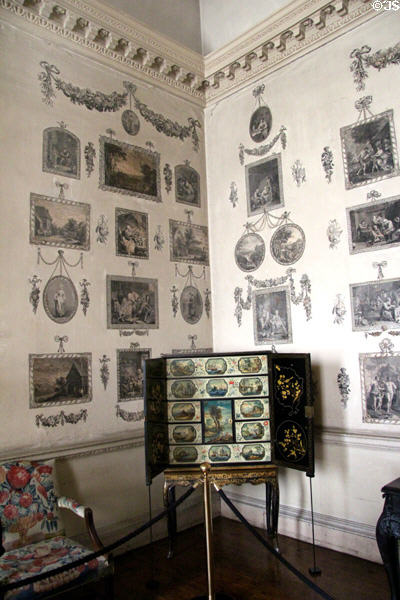 Print Room at Castletown House. Ireland.