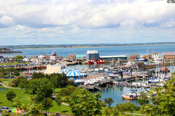 Howth harbor area. Howth, Ireland.
